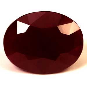 11.51 ct Oval Red Natural Ruby