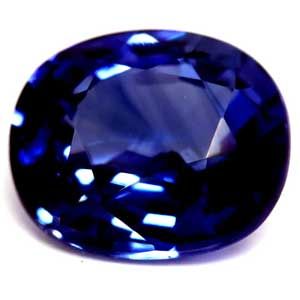 0.91 ct Cushion Blue Natural Sapphire