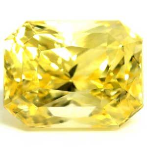 12.65 ct Emerald Yellow Natural Sapphire