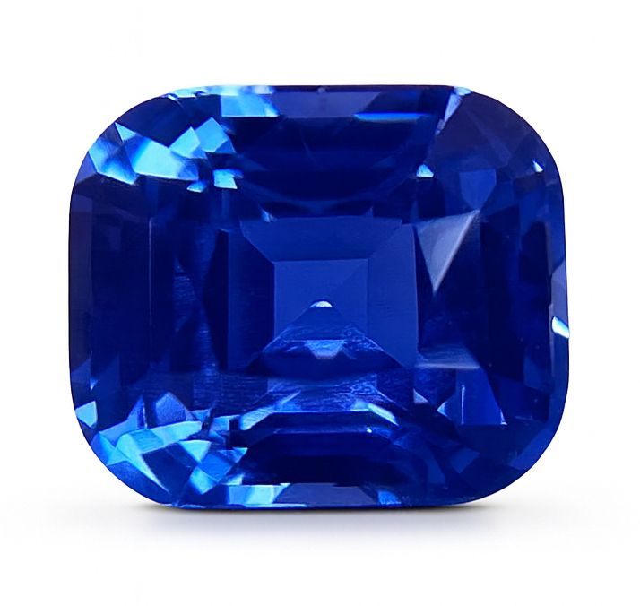 5.26 ct Cushion Blue Natural Sapphire