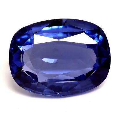 3.57 ct Cushion Blue Natural Sapphire