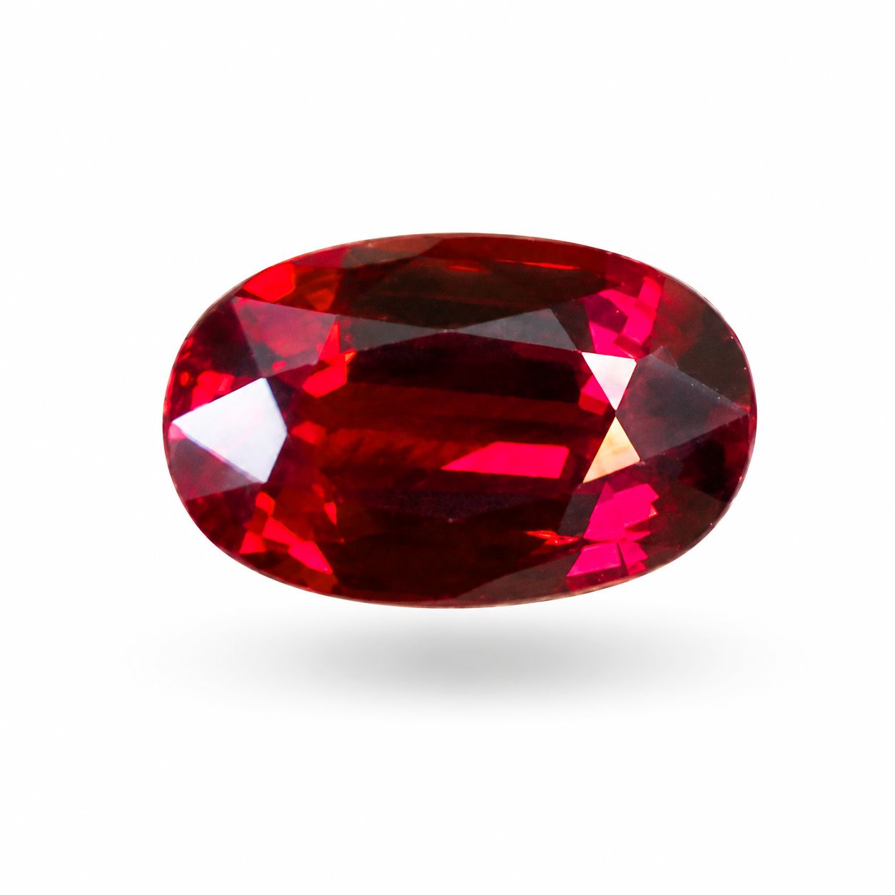 2.07 ct Oval Red Natural Ruby