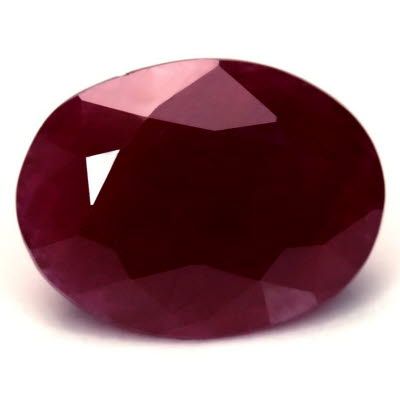 3.94 ct Oval Red Natural Ruby