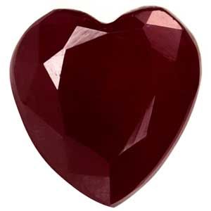 2.24 ct Heart Red Natural Ruby