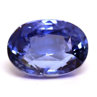 2.10 ct Oval Blue Natural Sapphire