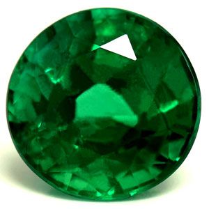 1.67 ct Round Green Natural Emerald