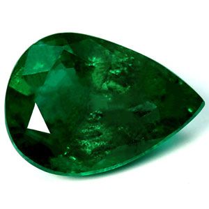 1.80 ct Pear Green Natural Emerald