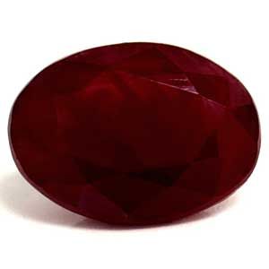 1.67 ct Oval Red Natural Ruby