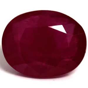 6.29 ct Oval Red Natural Ruby