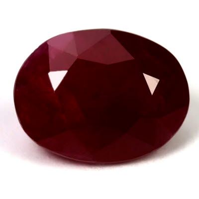 3.82 ct Oval Red Natural Ruby