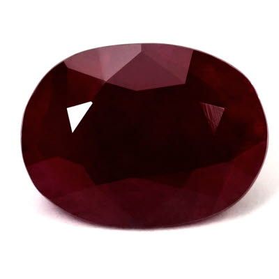 2.98 ct Oval Red Natural Ruby