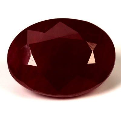 3.65 ct Oval Red Natural Ruby
