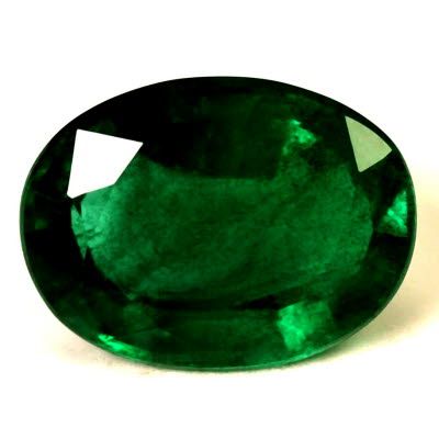 3.71 ct Oval Green Natural Emerald
