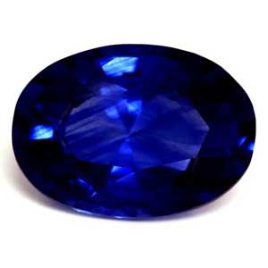 2.18 ct Oval Blue Natural Sapphire