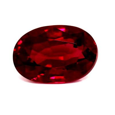 0.53 ct Oval Red Natural Ruby