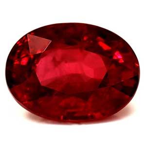 2.30 ct Oval Red Natural Ruby