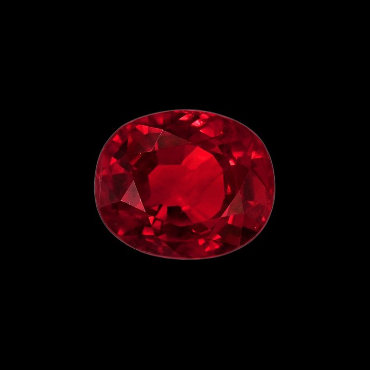 2.20 ct Oval Red Natural Ruby