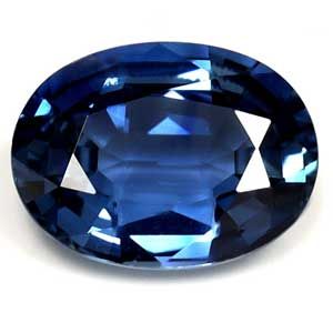 1.59 ct Oval Blue Natural Sapphire