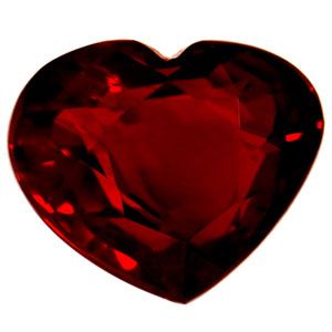 3.05 ct Heart Red Natural Ruby