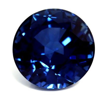 5.17 ct Round Blue Natural Sapphire