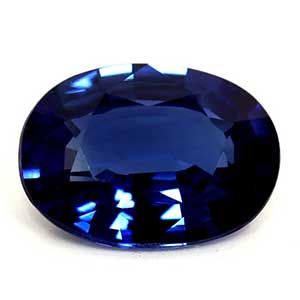 0.85 ct Oval Blue Natural Sapphire