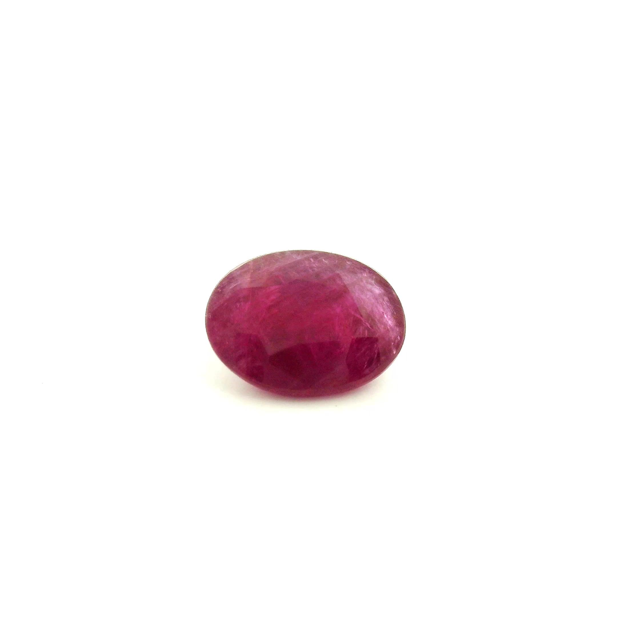 1.47 ct Oval Red Natural Ruby