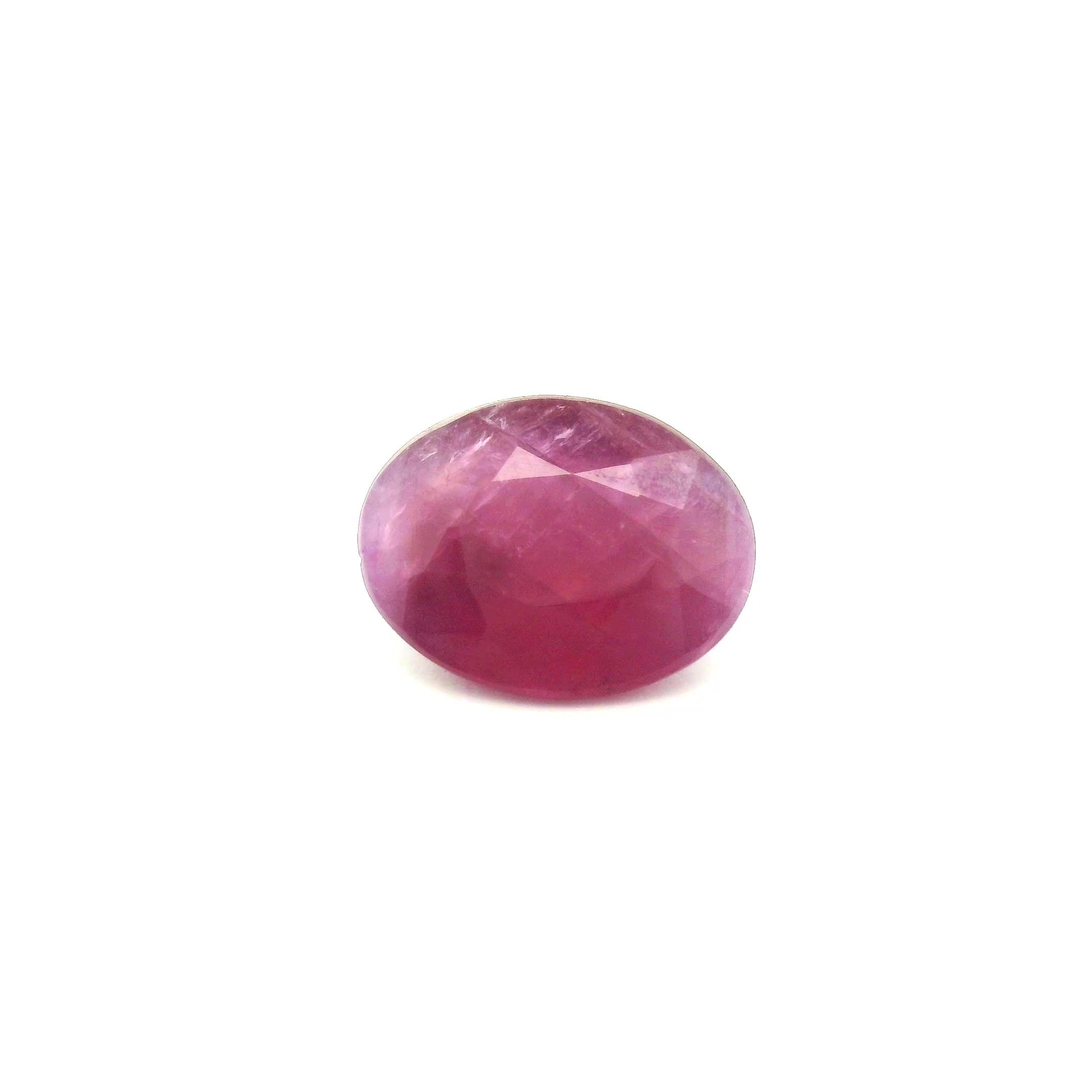 2.37 ct Oval Red Natural Ruby