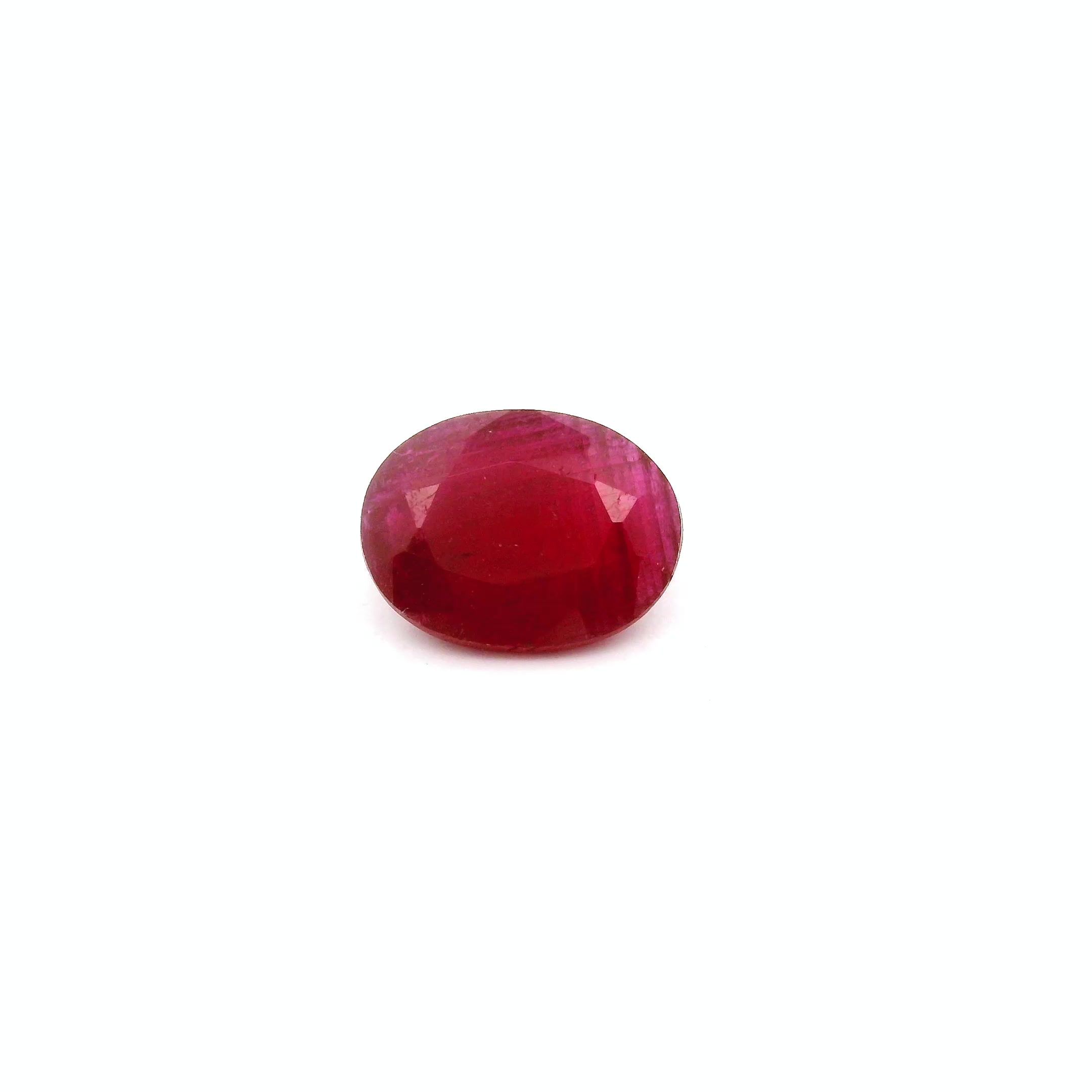 1.31 ct Oval Red Natural Ruby