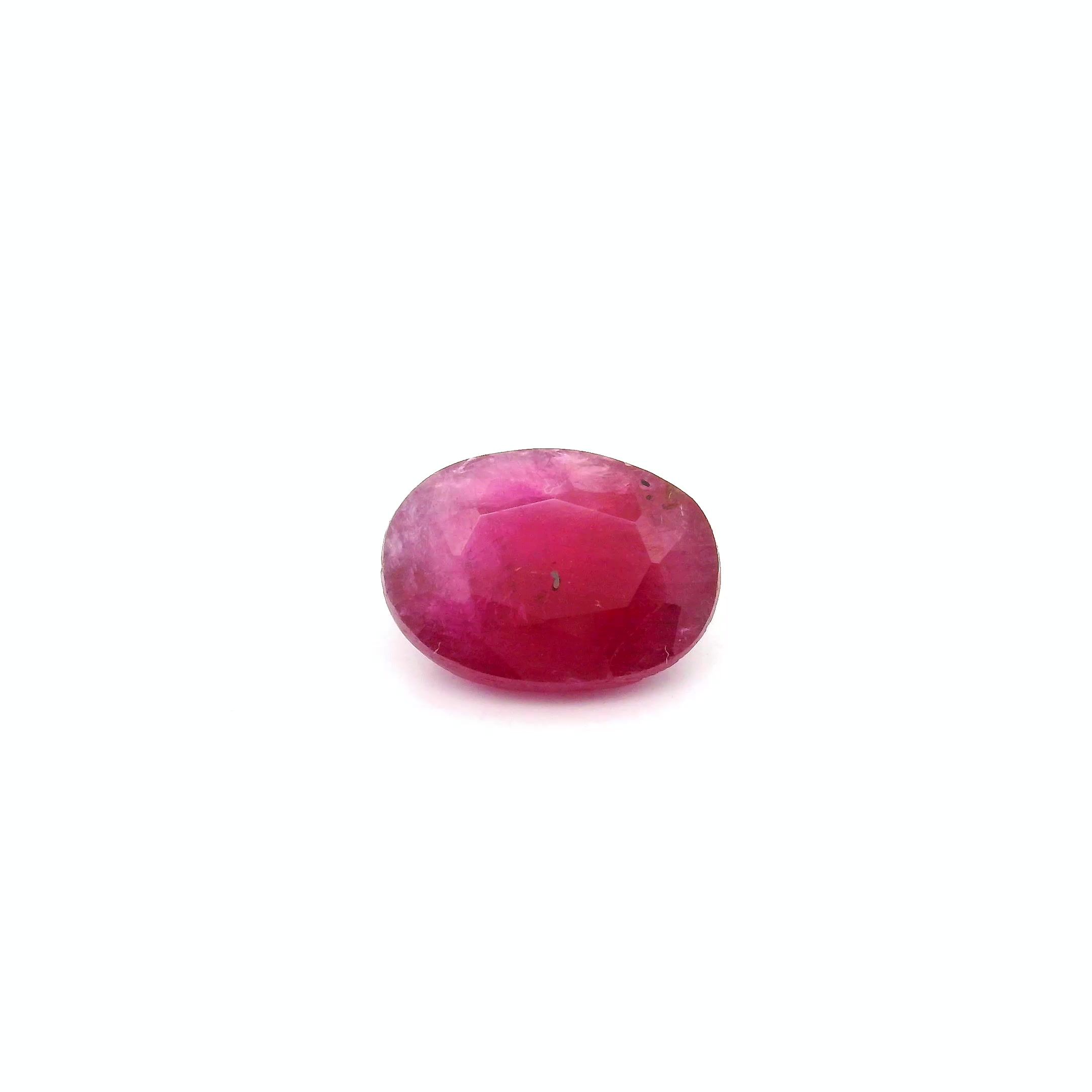 1.62 ct Oval Red Natural Ruby