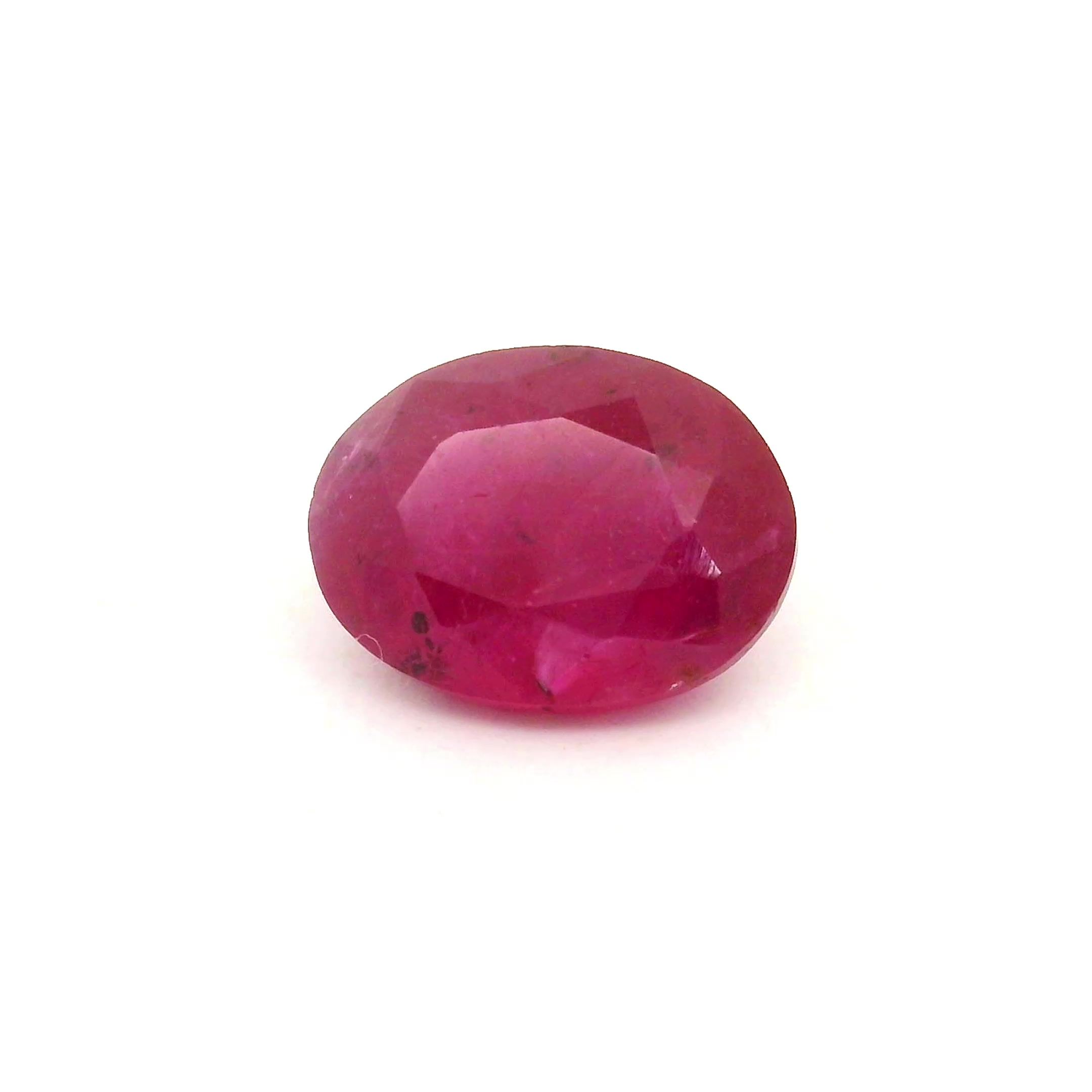 1.50 ct Oval Red Natural Ruby
