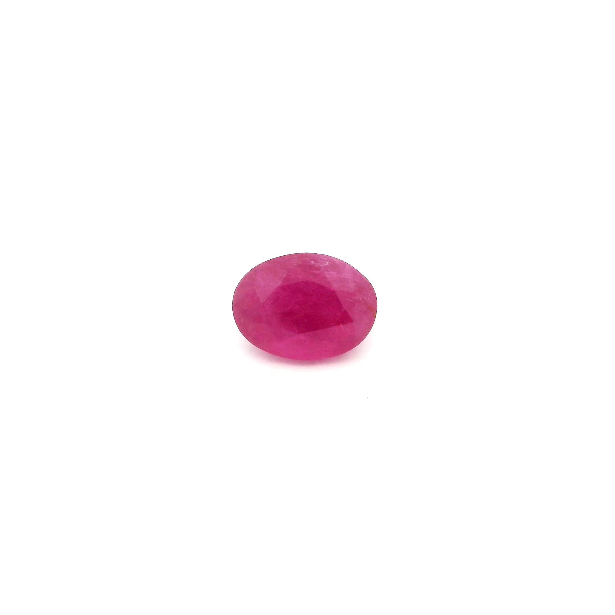 1.19 ct Oval Red Natural Ruby
