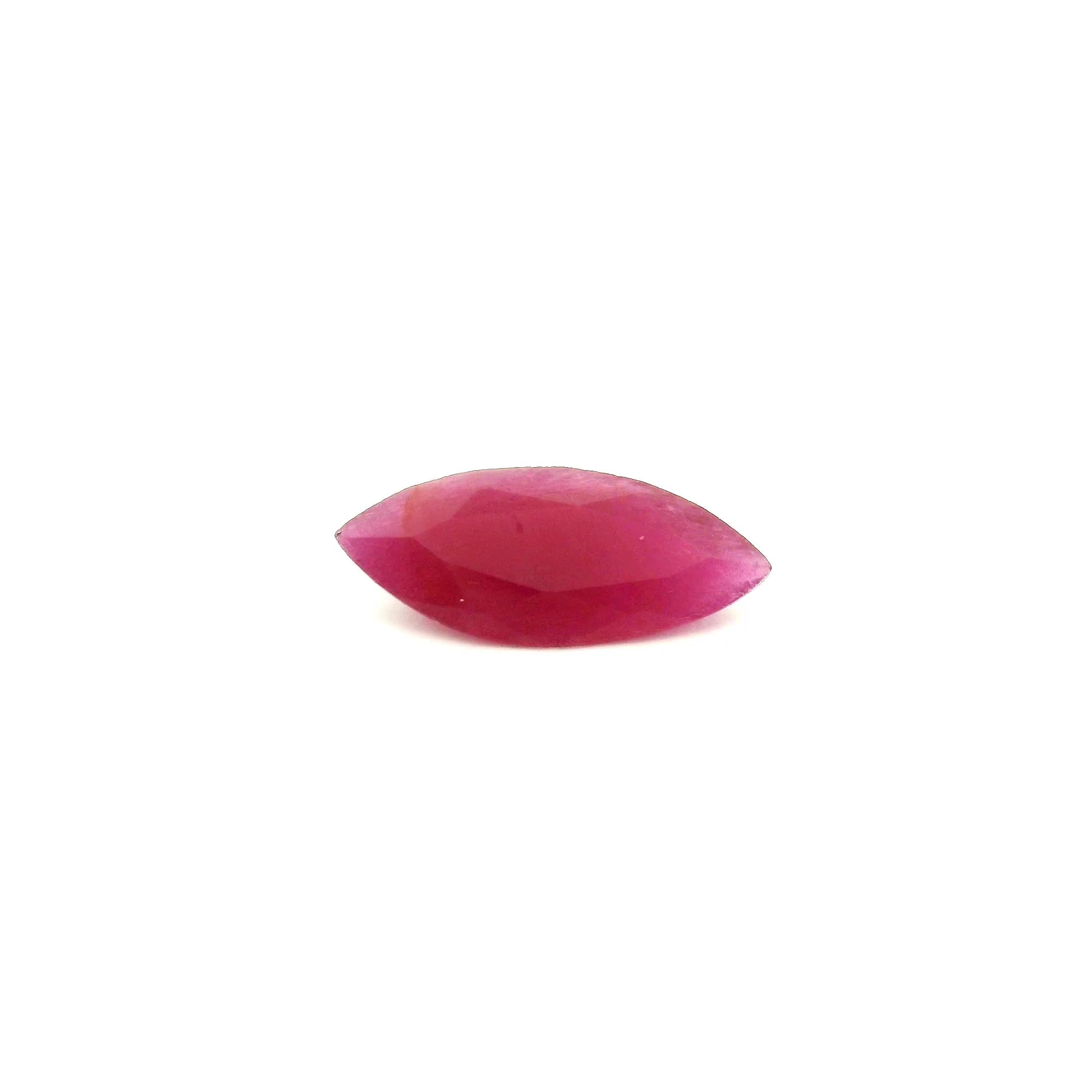 1.09 ct Marquise Red Natural Ruby