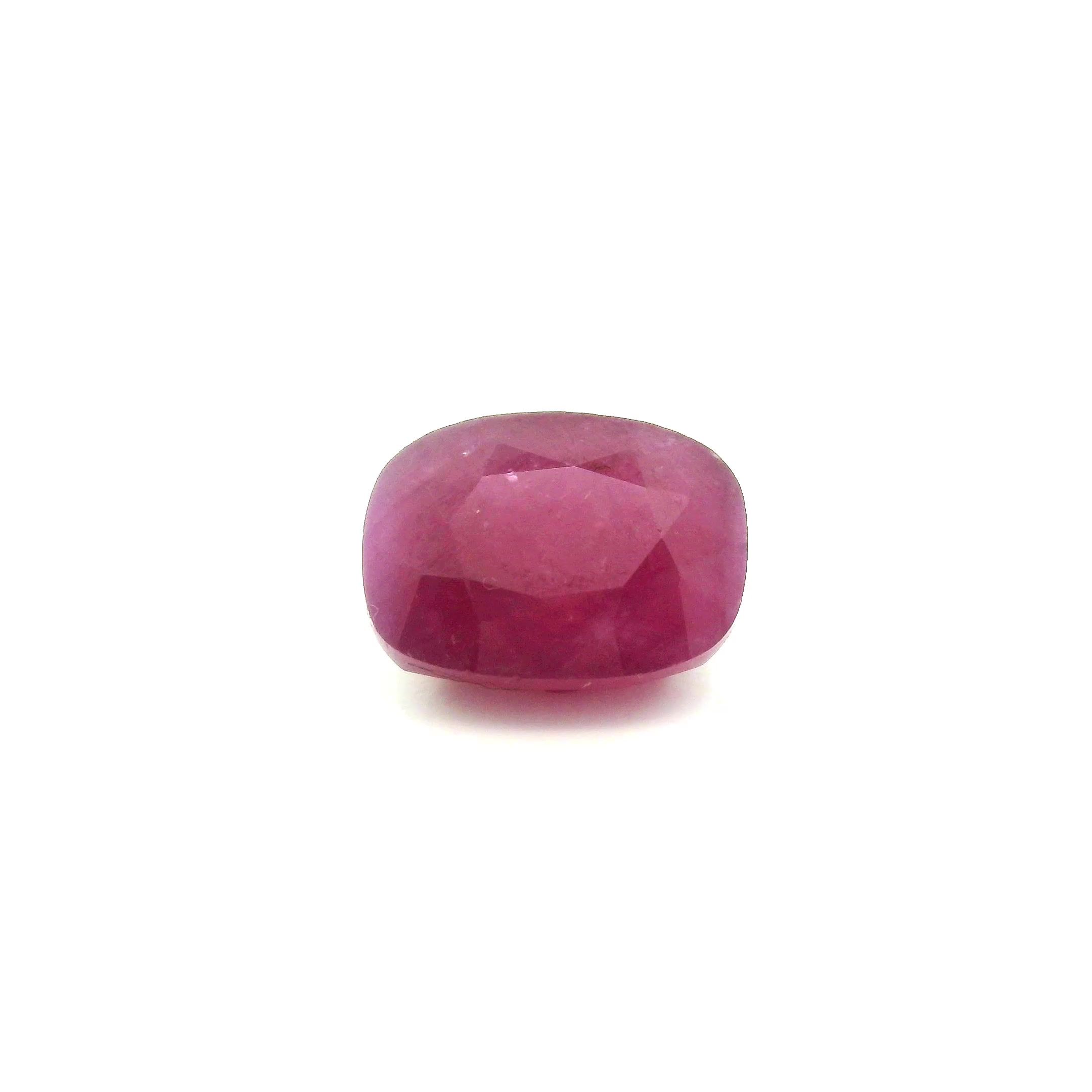3.73 ct Cushion Red Natural Ruby