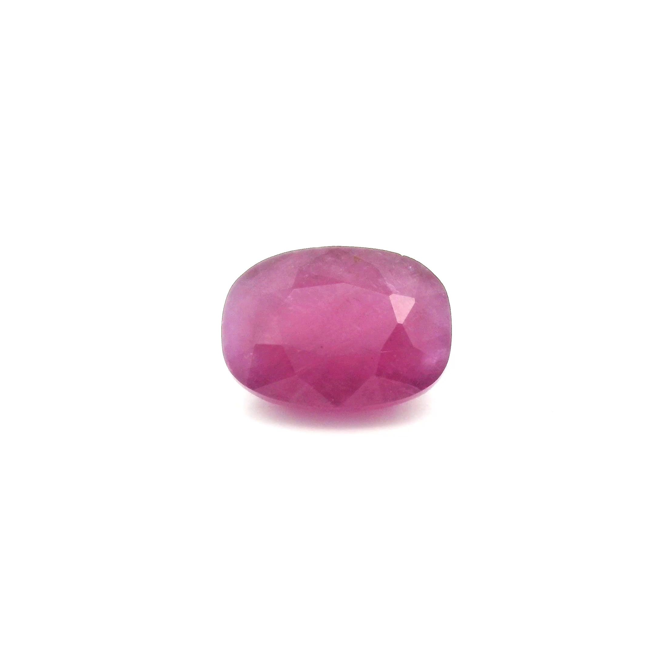 2.86 ct Cushion Red Natural Ruby
