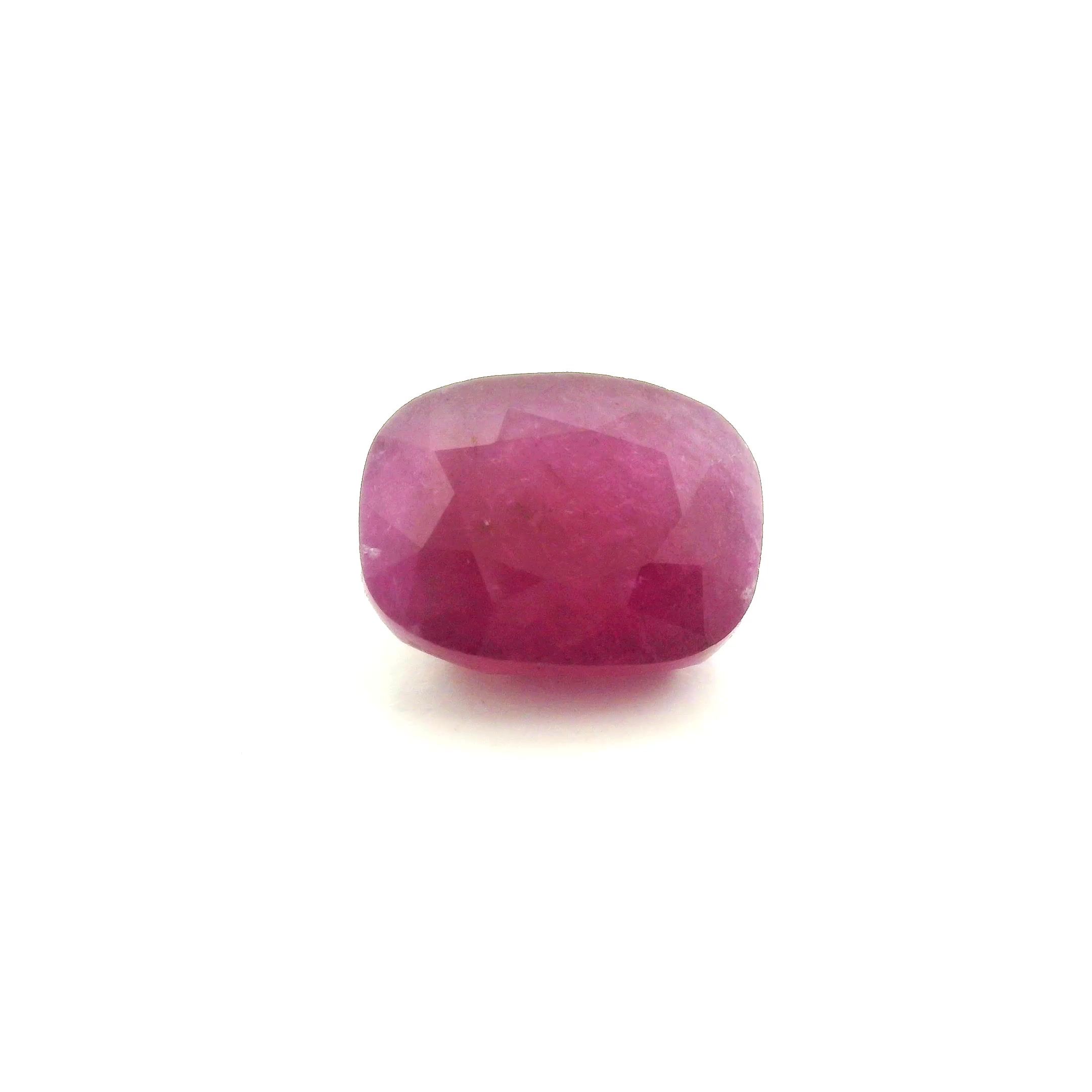 4.25 ct Cushion Red Natural Ruby