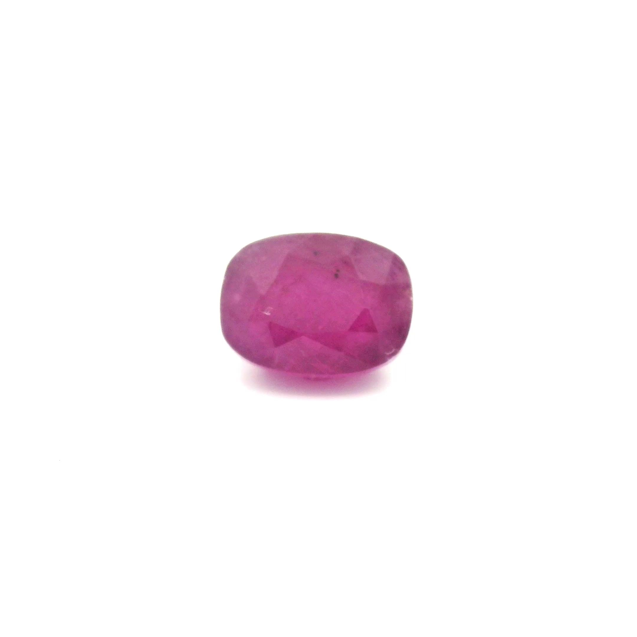 2.89 ct Cushion Red Natural Ruby