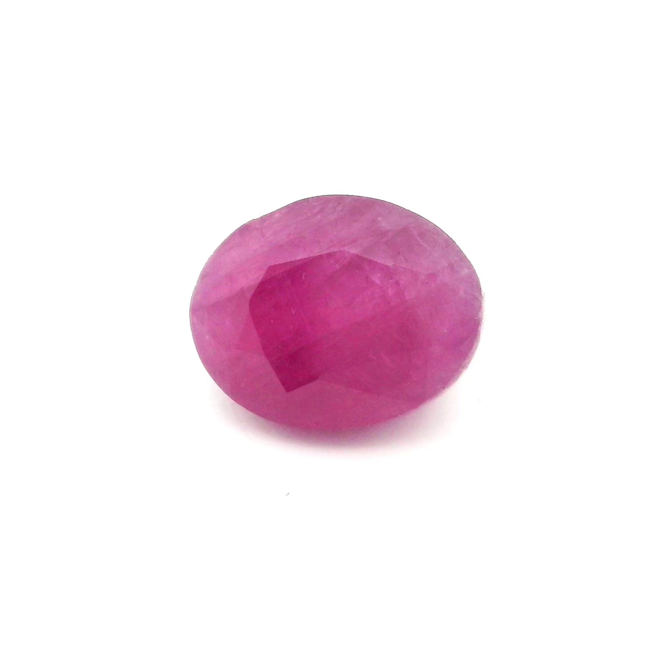 2.77 ct Oval Red Natural Ruby