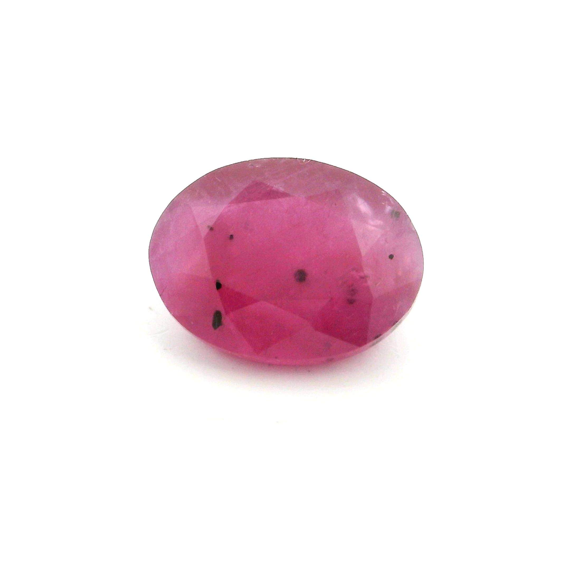 2.57 ct Oval Red Natural Ruby