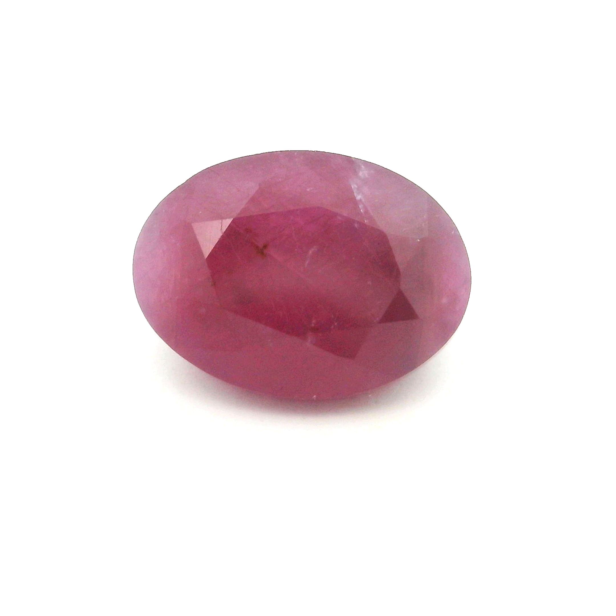 4.13 ct Oval Red Natural Ruby