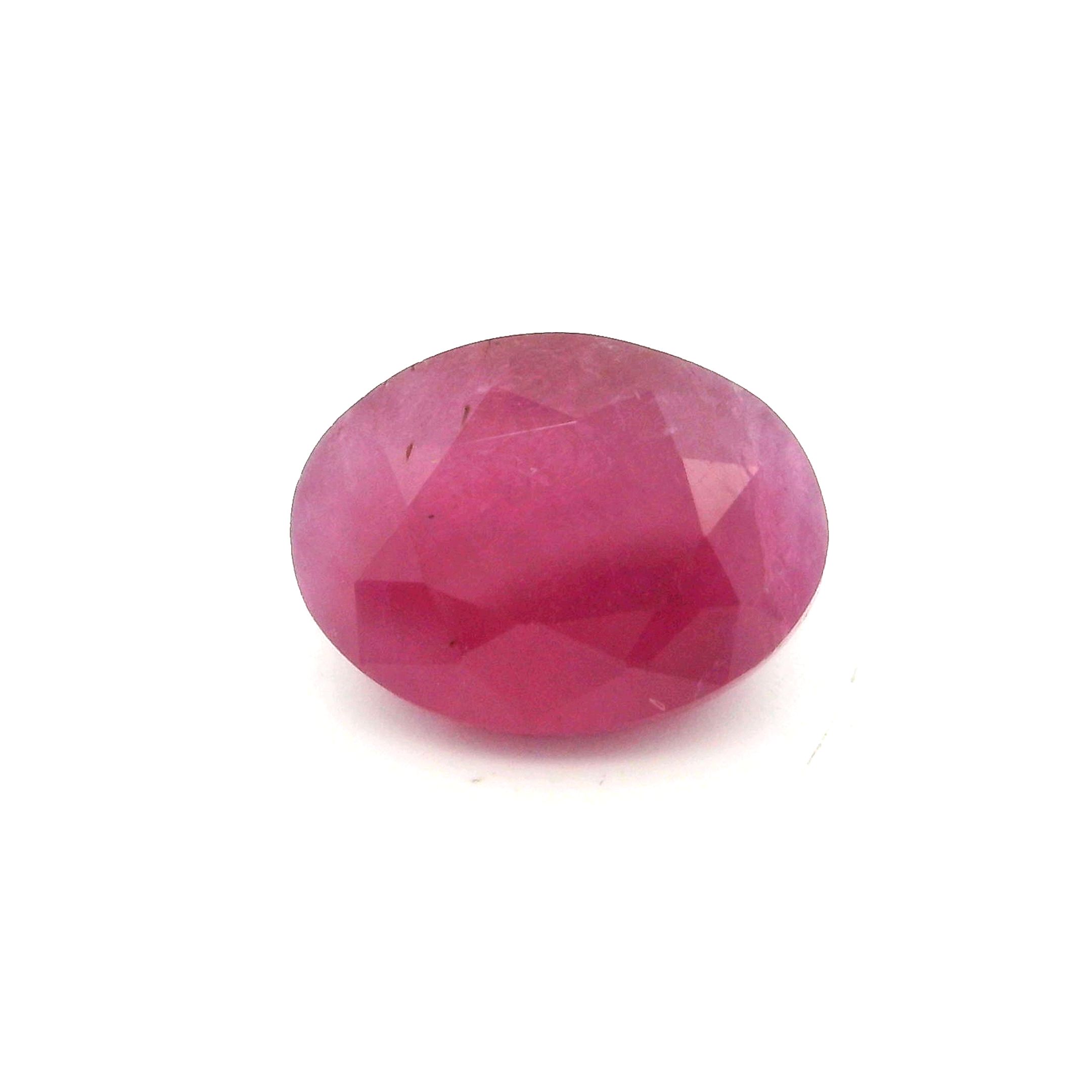 3.00 ct Oval Red Natural Ruby