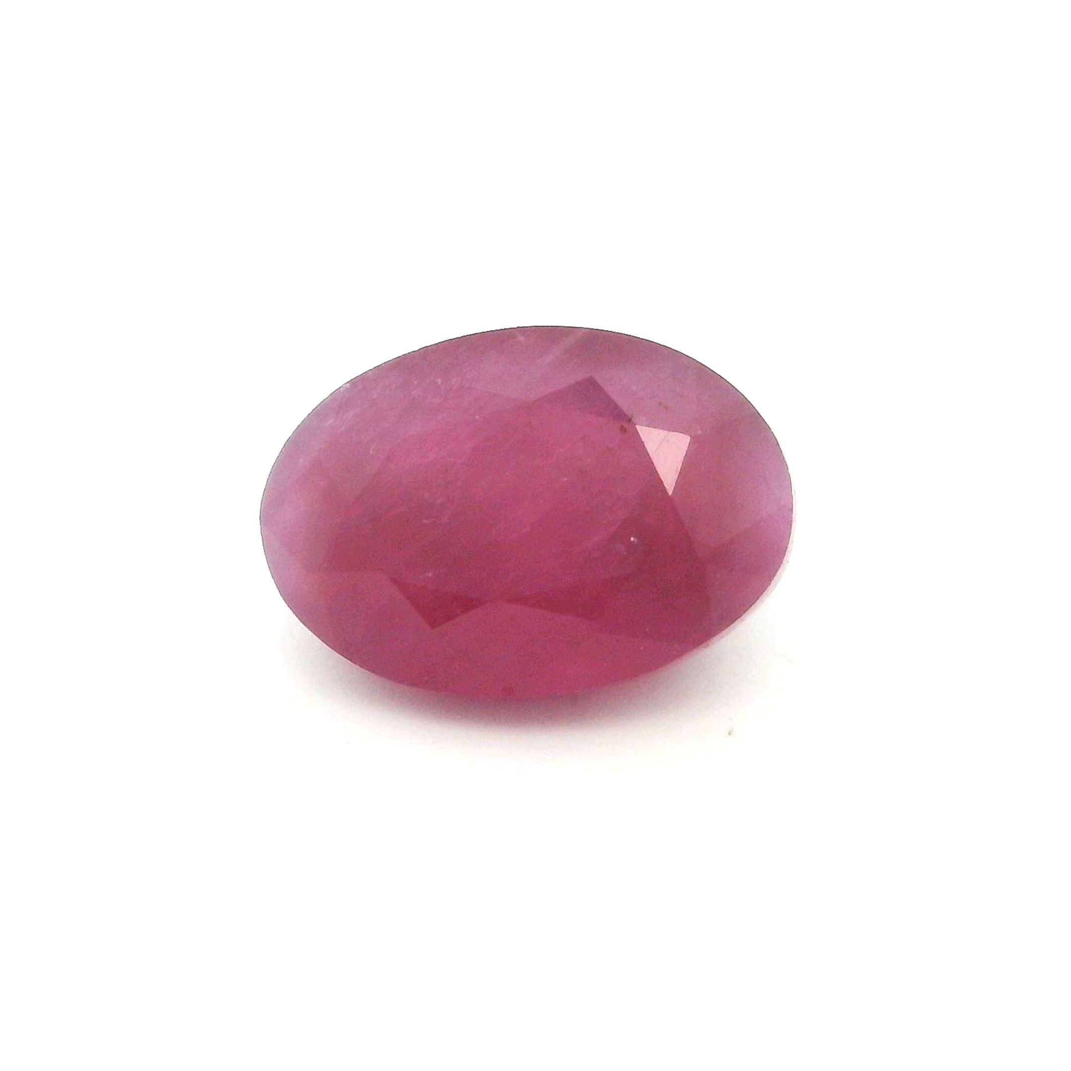2.87 ct Oval Red Natural Ruby