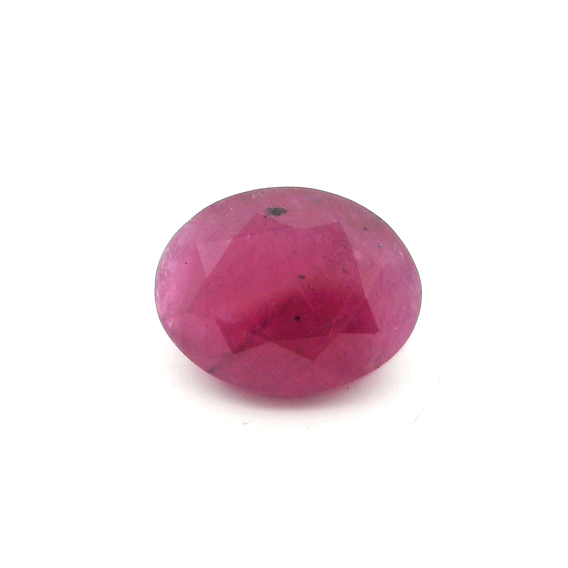 3.27 ct Oval Red Natural Ruby