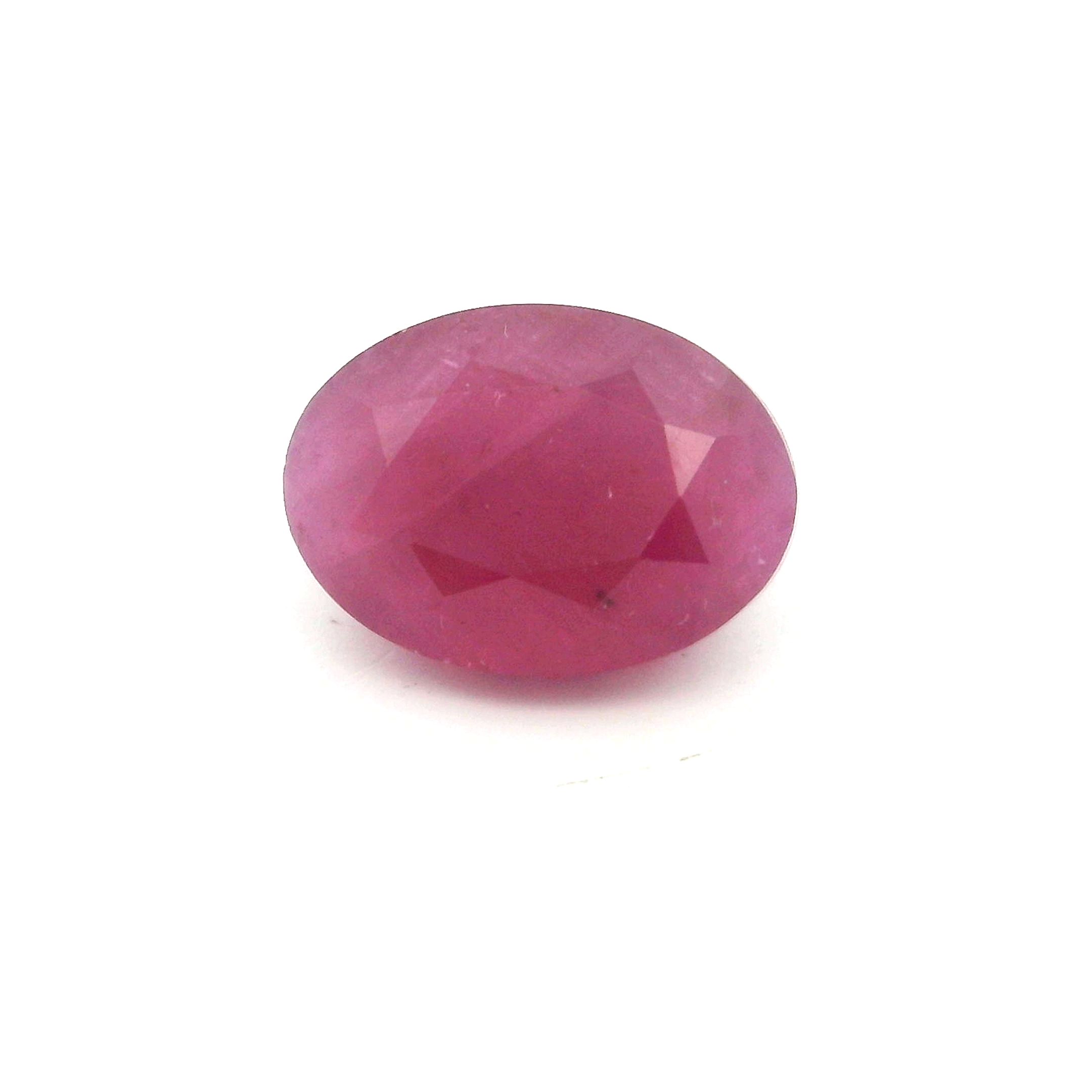 2.88 ct Oval Red Natural Ruby