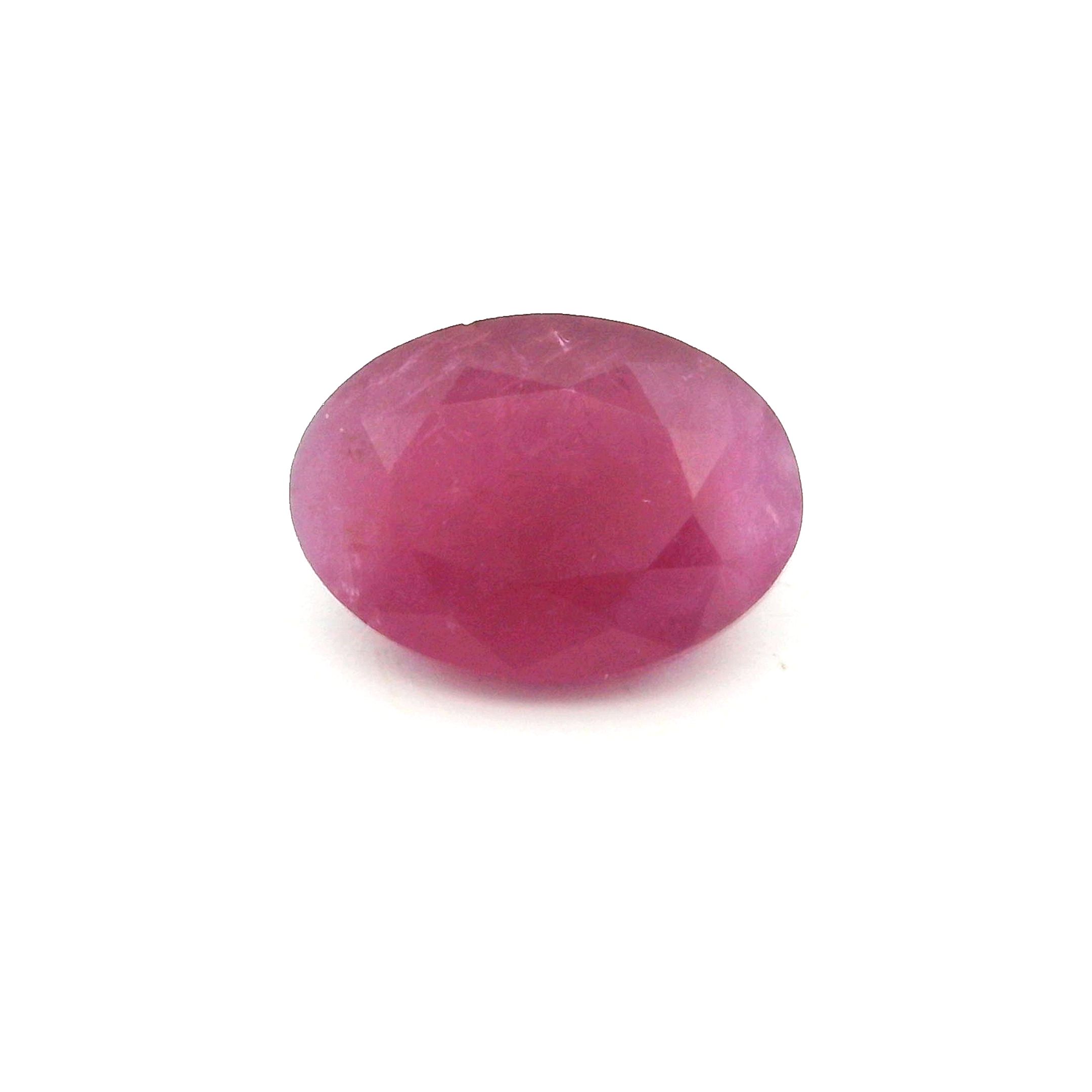 2.39 ct Oval Red Natural Ruby