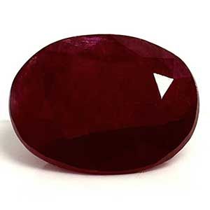 1.98 ct Oval Red Natural Ruby