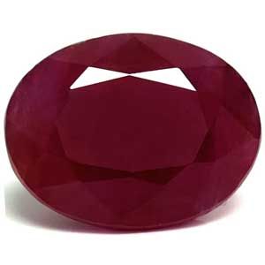 2.64 ct Oval Red Natural Ruby