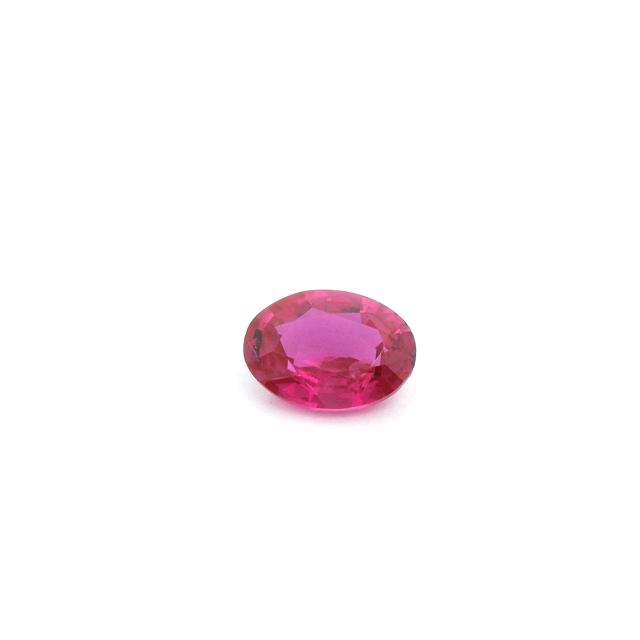0.89 ct Oval Red Natural Ruby