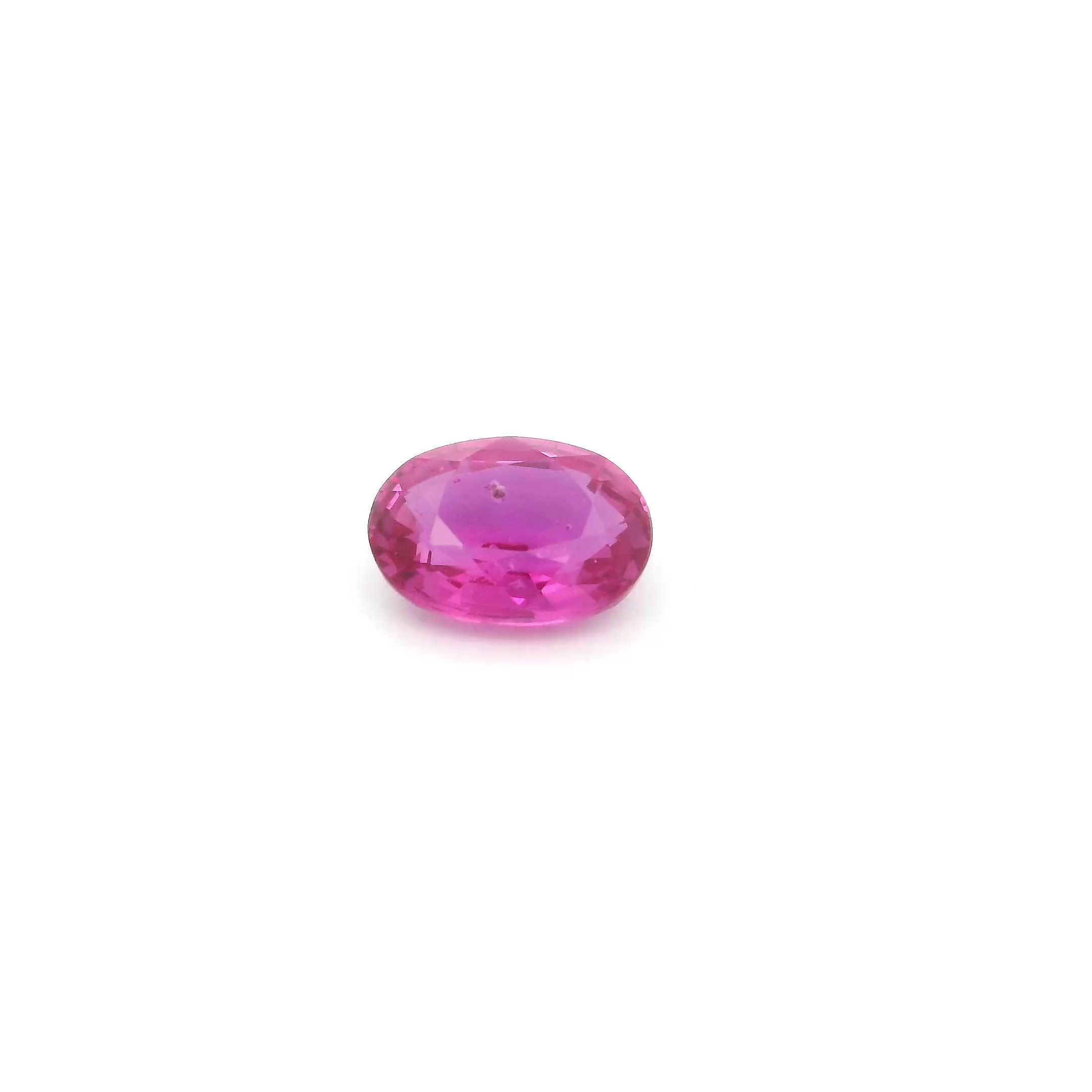 0.97 ct Oval Red Natural Ruby