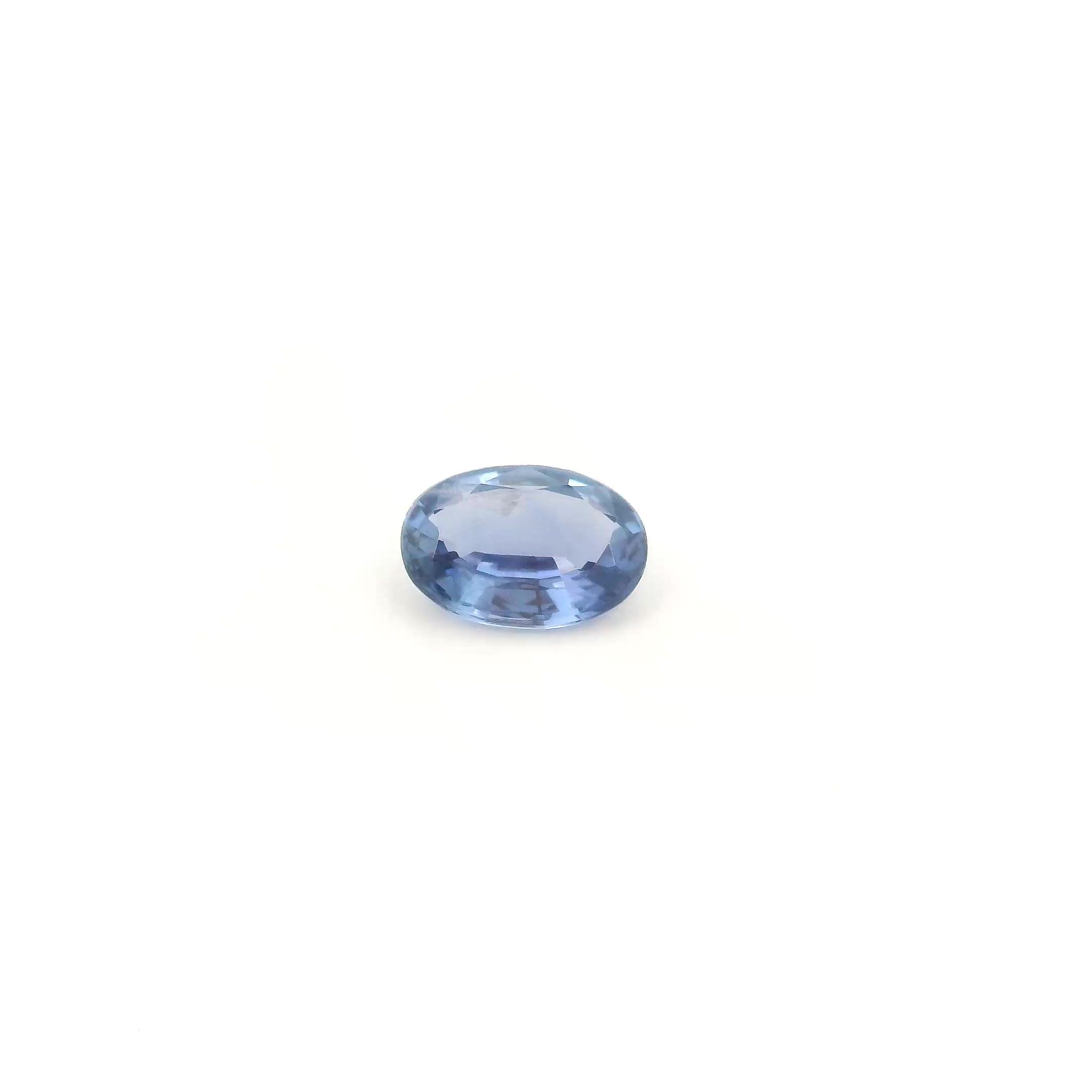 0.47 ct Oval Blue Natural Sapphire