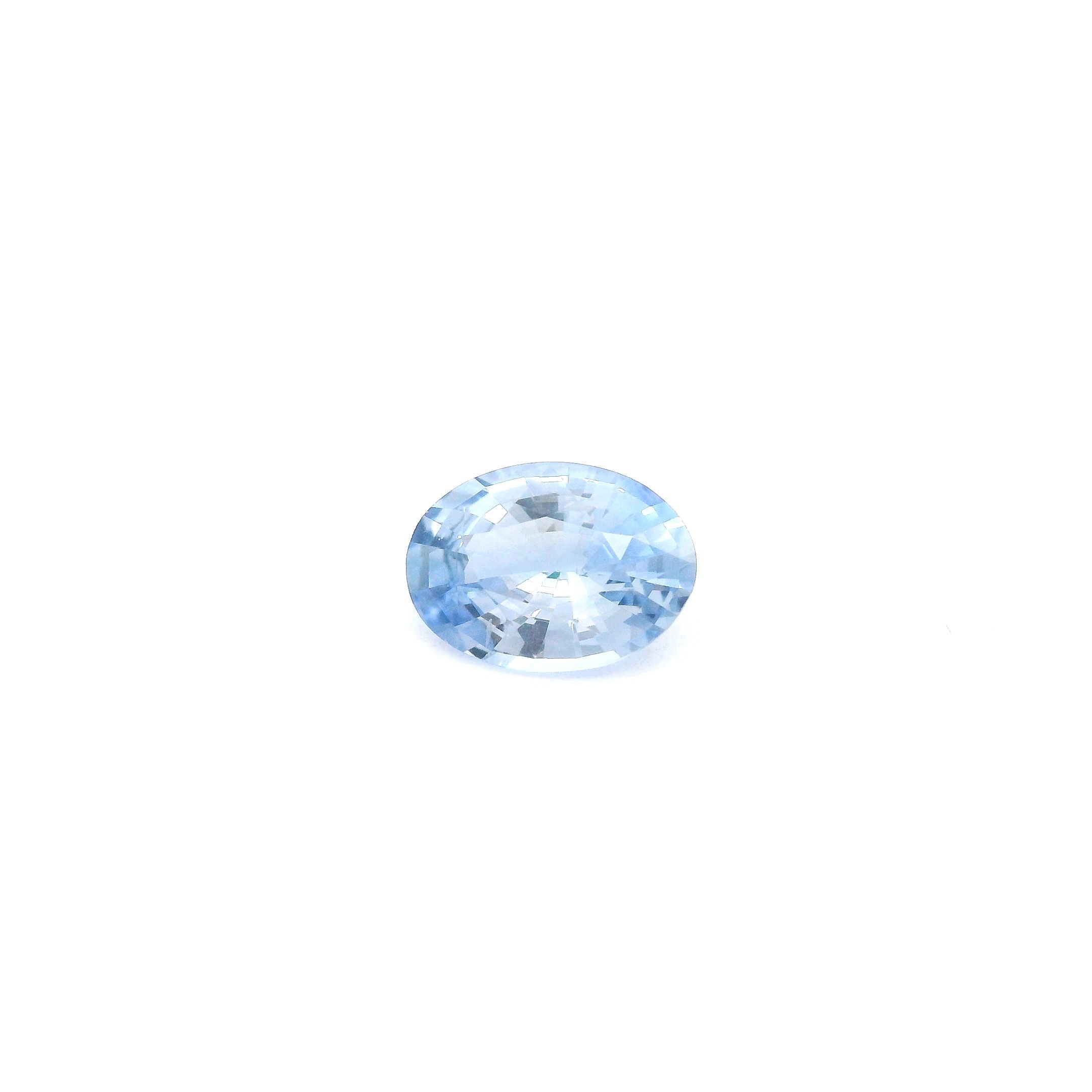 0.78 ct Oval Blue Natural Sapphire
